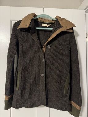 hooded sweater jacket from Sleeping on Snow